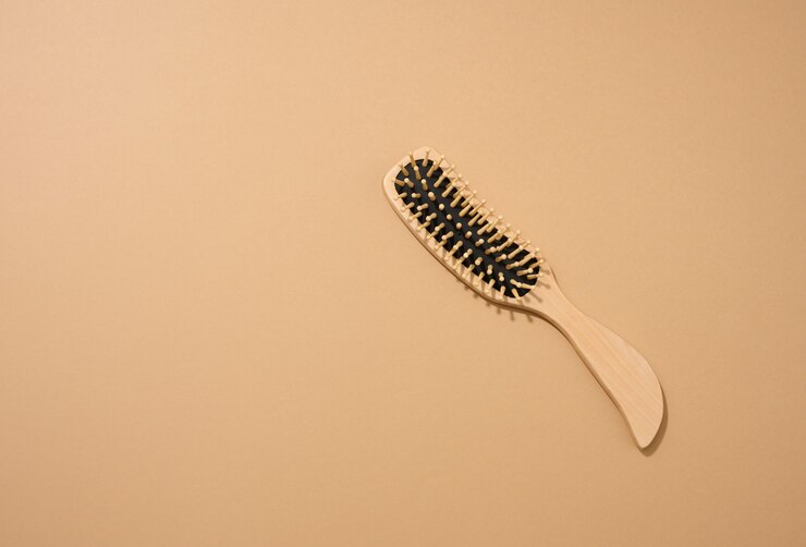 brosse cheveux en bois