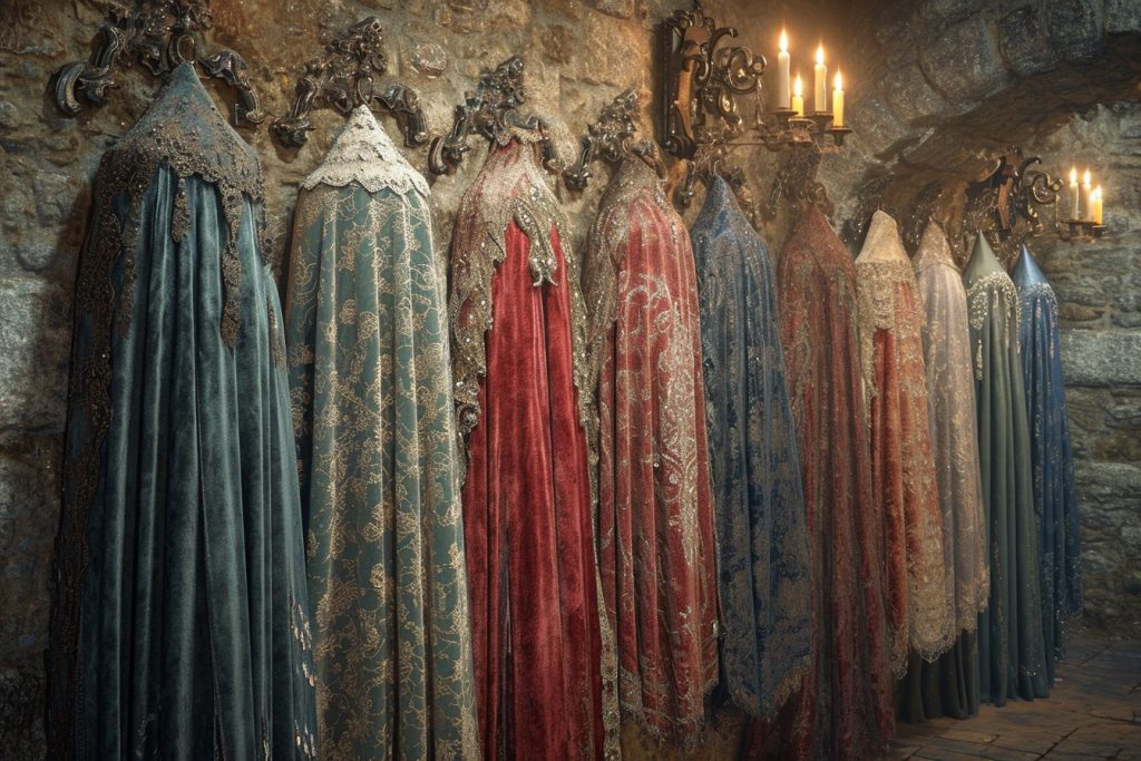 Le Chuchotement des Capes : Plongez dans l’époque gothique à travers les vêtements
