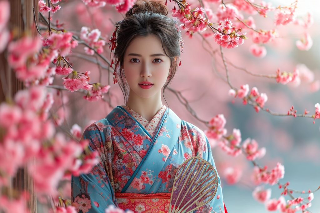 La Grâce du Kimono Féminin : Un Icône de Beauté et Tradition au Japon