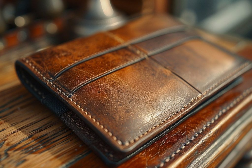 Découvrez l’élégance pratique : le portefeuille en cuir