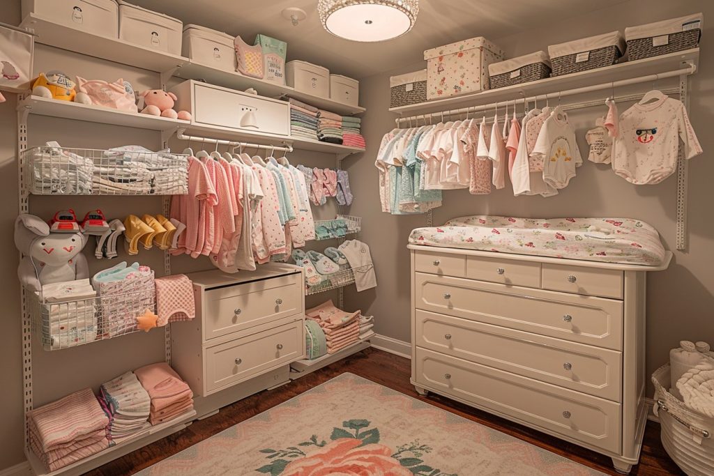 Comment bien préparer la garde-robe de votre bébé ? Tous nos conseils pour un dressing pratique et mignon