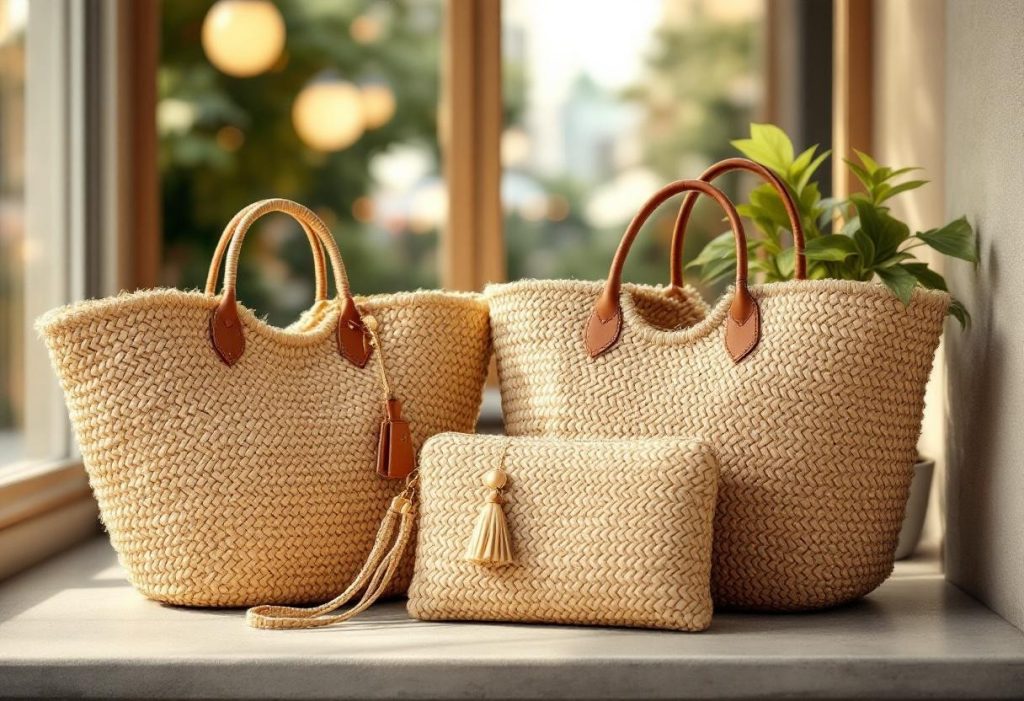 Du cabas au clutch : les sacs en paille qui font vibrer la mode urbaine