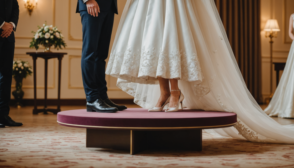 Placement pieds presse : optimisez vos performances sur scène pour un mariage mémorable !