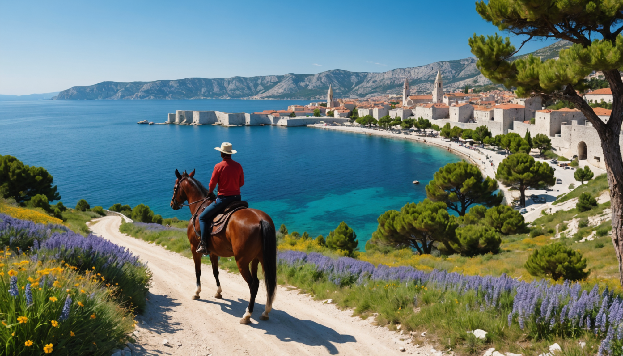 découvrez l’équitation côtière à split : explorez des sentiers panoramiques bordant la mer adriatique, savourez l’air marin et galoppez au rythme des vagues pour une expérience unique et dépaysante !
