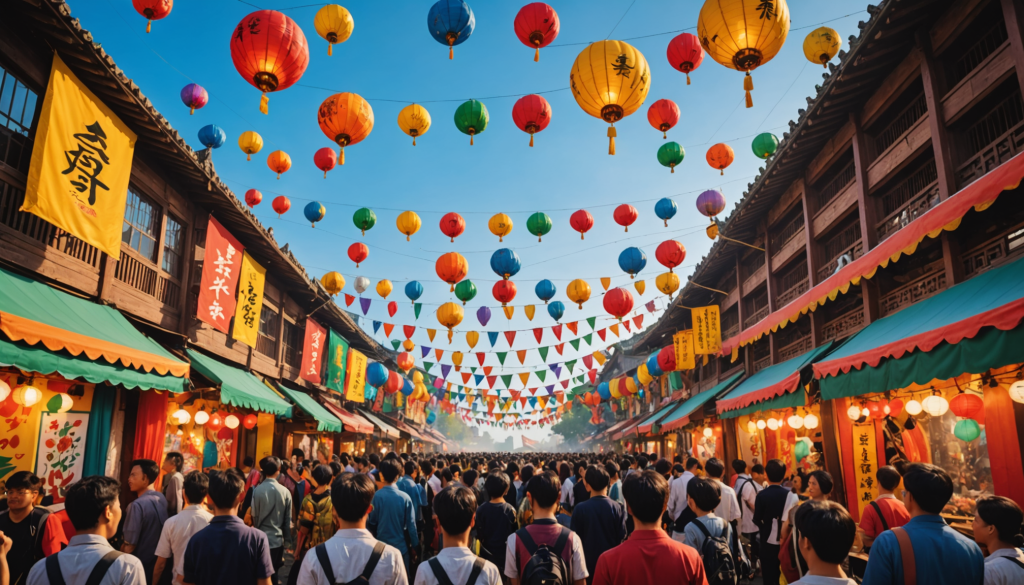 Festivals en Chine et traditions culturelles mondiales