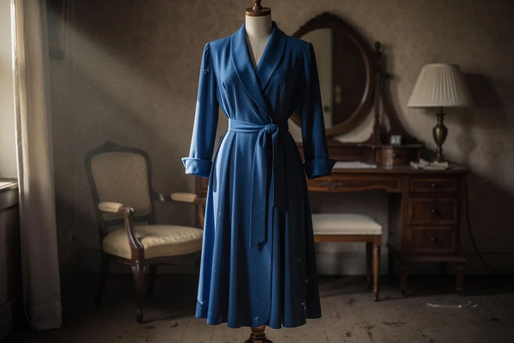 Robe bleu roi inspiration vintage : quand la mode des années 50 fait son grand retour