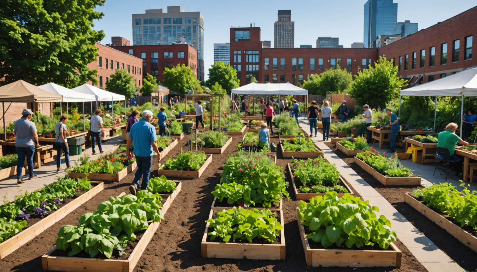 découvrez les jardins partagés et l'agriculture urbaine, des solutions écologiques et conviviales pour cultiver en ville et renforcer le lien social.