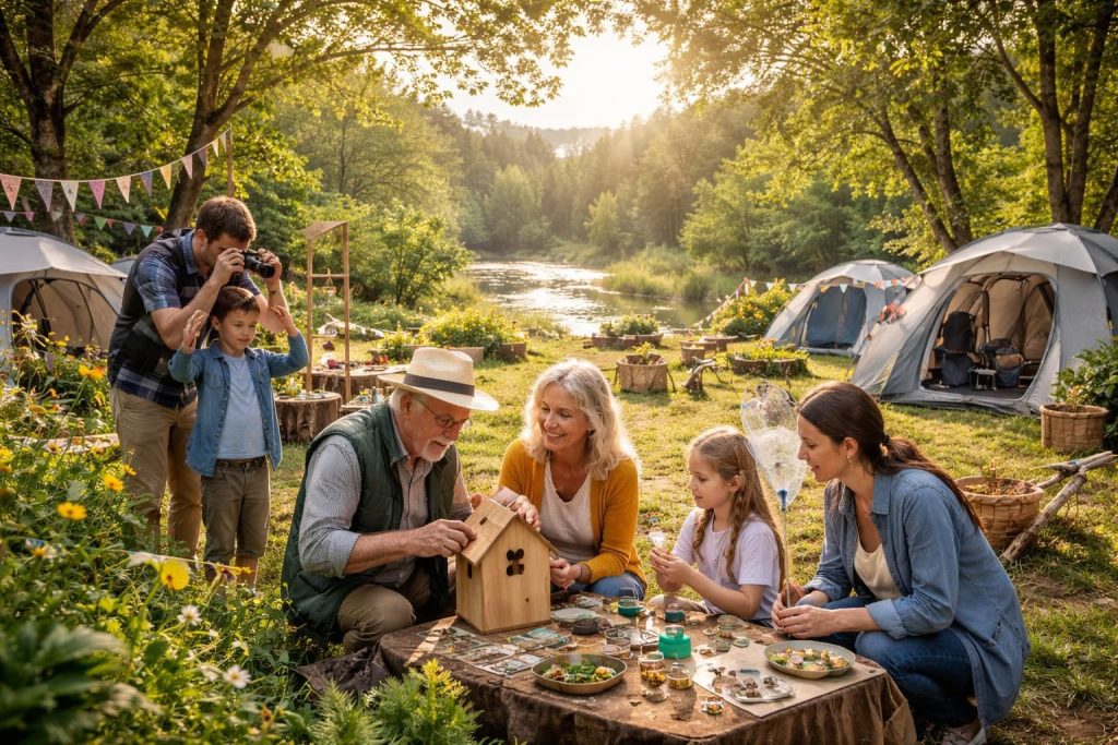 Participer à un festival écolo en famille avec camping Decathlon et activités nature WWF ludiques