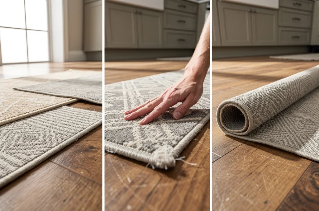 Infographie : bien choisir son tapis de cuisine en 3 étapes