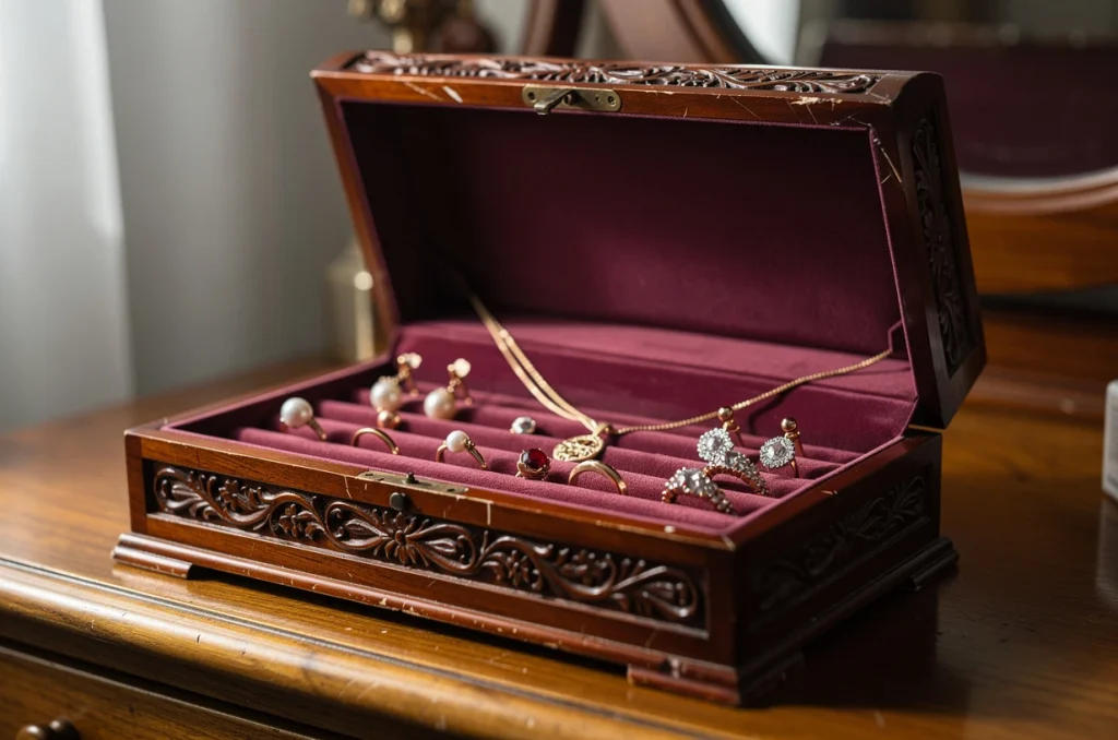 Boîte à bijoux femme : l’accessoire indispensable au quotidien