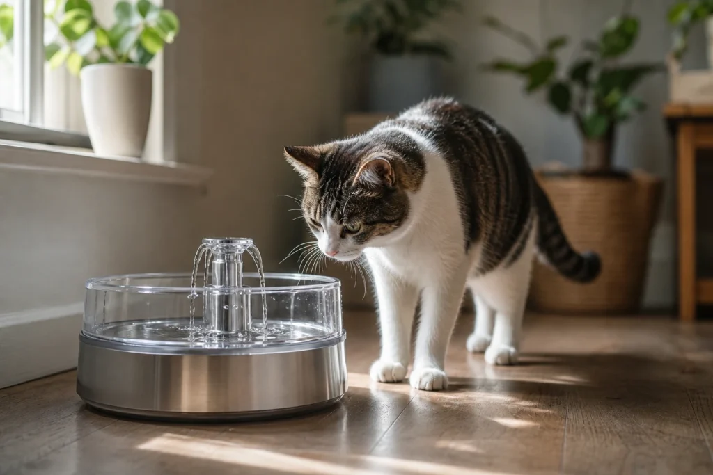 Tout savoir sur les distributeurs d’eau pour chat : conseils, choix et fonctionnement